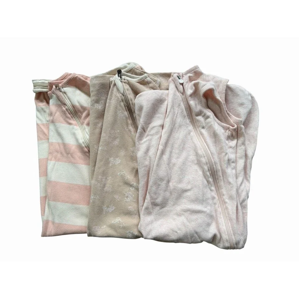 Lot of 3 Burt's Bees Baby Beekeeper Sleep Sack Size XL 18-24 Months